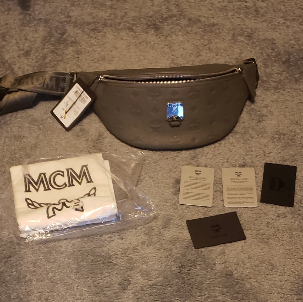 NWT Authentic MCM belt bag.